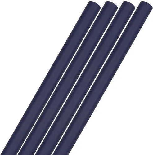 Miniatura 42 de JAM Paper Envoltura de regalo mate – 50 pies cuadrados en total (30 pulgadas x 10 pies cada uno) – Azul brillante mate/Azul pavo real – 2 rollos por