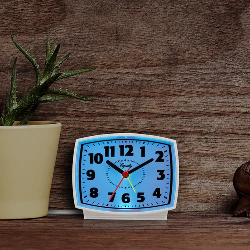 Miniatura 2 de Equity 33100 - Reloj despertador analógico silencioso eléctrico con esfera iluminada