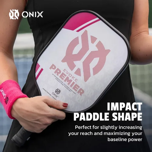 Miniatura 4 de Onix Evoke Premier Professional Tournament Pickleball Paddle Composite Face Impact Paddle