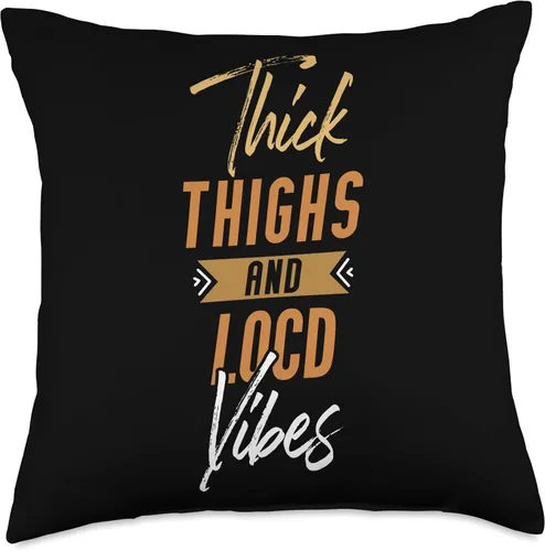 Miniatura 4 de Locs Afro Dreadlocks Love Natural Beauty Hair Locd Thick Thighs Loc'd Vibes Afro Hair - Almohada africana americana, 16 x 16 pulgadas, multicolor