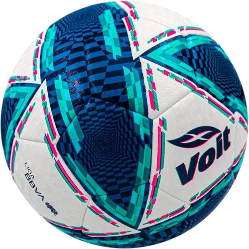 Miniatura 4 de Voit Morph Liga MX BBVA Official Soccer Ball, Size 5, Textured Polyurethane, Hybrid Technology, 32-Panel, Moisture-Resistant Azul