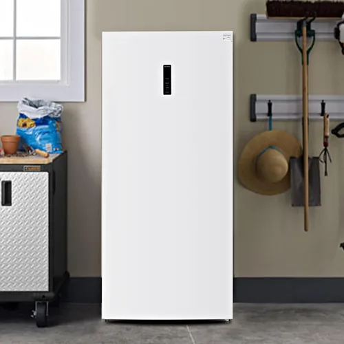 Miniatura 2 de Kenmore - Refrigerador/congelador vertical, convertible, 4 estantes, listo para garaje, almacenamiento de carne, descongelación automática