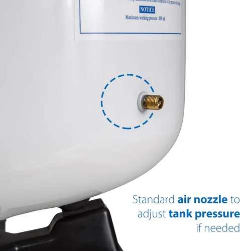 Miniatura 2 de iSpring 40 Gallon RO Tank, Pre-Pressurized Water Storage Tank for Reverse Osmosis RO Systems, Metal High Capacity RO Water Tank, Includes Tank Valve