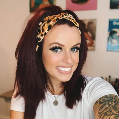 Miniatura 36 de DRESHOW Paquete de 8 diademas anudadas para mujer, con tiras cruzadas, antideslizantes, bohemias, trenzadas, accesorios para el cabello