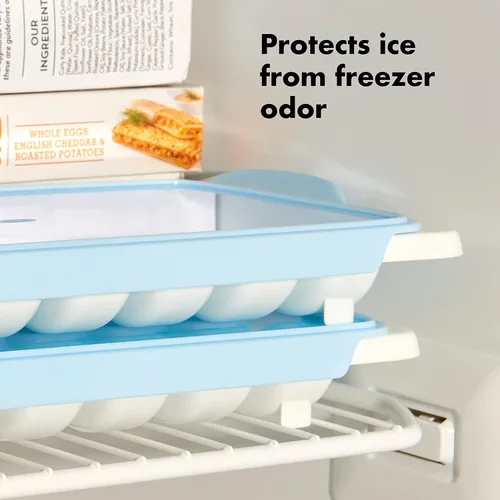 Miniatura 4 de OXO Good Grips - Bandeja para cubitos de hielo, 2 unidades, color blanco