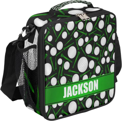 Miniatura 9 de Bolsa de almuerzo personalizada para niñas, niños, adolescentes, hombres y mujeres, regalo personalizado, bolsa de almuerzo, pelota de fútbol, azul