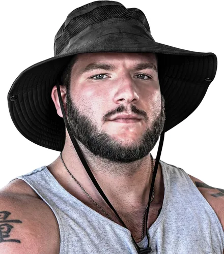 Miniatura 21 de GearTOP Safari Hat for Men Sun Hats for Women UV Protection UPF 50+ Fishing, Gardening, Hiking Hat (22-23 1/2")