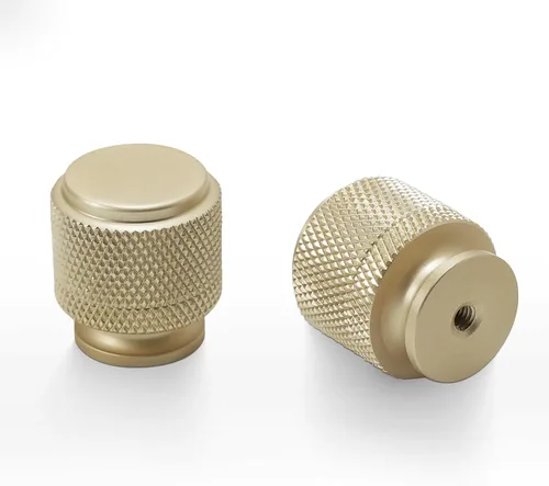 Miniatura 13 de Paquete de 10 tiradores para gabinete de cocina, tiradores mate negro y bronce champán, tiradores de cajón estriados negros, herrajes de cocina