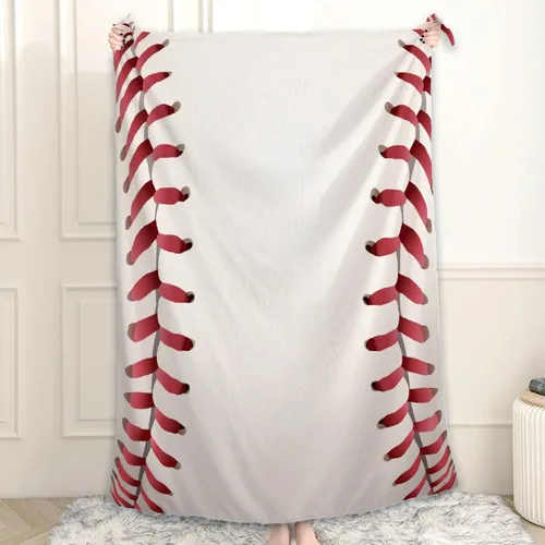 Miniatura 33 de Manta personalizada de béisbol para sofá, manta personalizada con nombre, manta ligera de felpa mullida de 60 x 50 pulgadas, para adolescentes