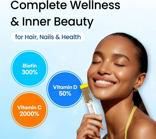 Miniatura 3 de DONGKOOK Vita Pop - Polvo coreano de vitamina C de 2,000 mg sin azúcar, vitamina D y barra de biotina, bebida de limonada, suplementos de vitamina