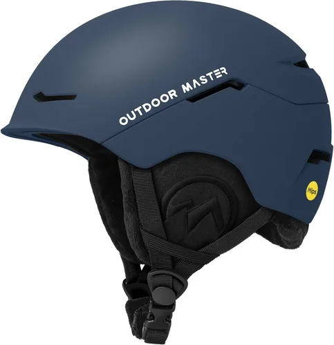 Miniatura 16 de OutdoorMaster ELK MIPS - Casco de esquí, casco deportivo de nieve y snowboard para hombres, mujeres y jóvenes Blanco Perlado