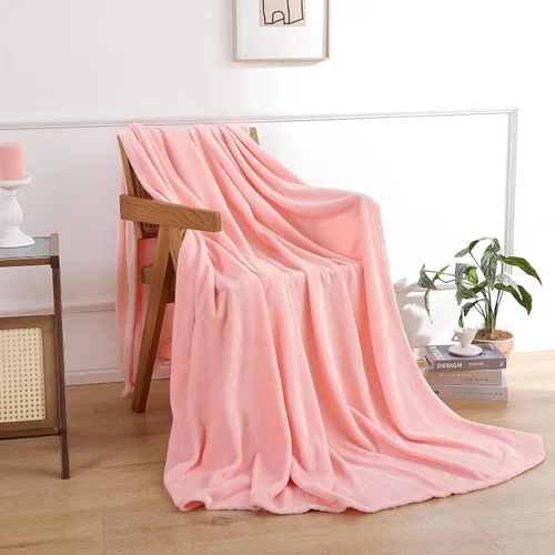 Miniatura 20 de Manta de Forro Polar Negro para Sofá, Silla, Sillón, Suave, Cálida, Mullida y Acogedora para Mujeres y Hombres, 300GSM Decoración de Habitación