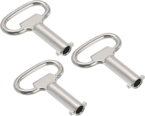 Miniatura 7 de PATIKIL Llave de llave de vaso de 0.5 x 0.198 pulgadas, paquete de 6 llaves de medidor de agua a gas para gabinete eléctrico para cerradura de panel
