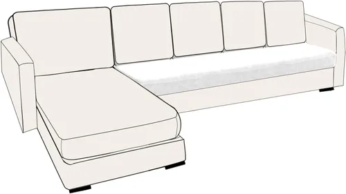 Miniatura 103 de UNBBRRL Fundas de cojín de asiento para sofá, elásticas, funda de cojín individual para sofá, fundas de cojín para sofá, fundas de héroe protegen