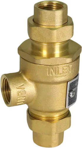 Miniatura 3 de Midline Valve 190U012 Válvula de prevención de reflujo para aplicaciones de calefacción hidrónica; Conexiones FIP de 1/2 pulg; Hierro fundido