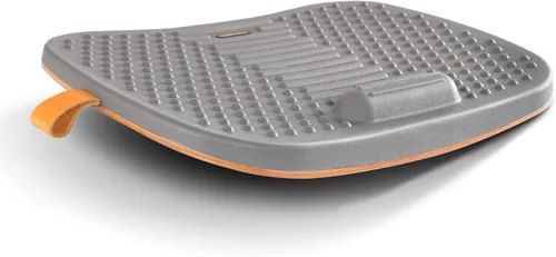 Miniatura 10 de Fezibo Alfombrilla de escritorio de pie con barra antifatiga, tabla de equilibrio de madera con diseño ergonómico y cómodo tapete de estabilidad