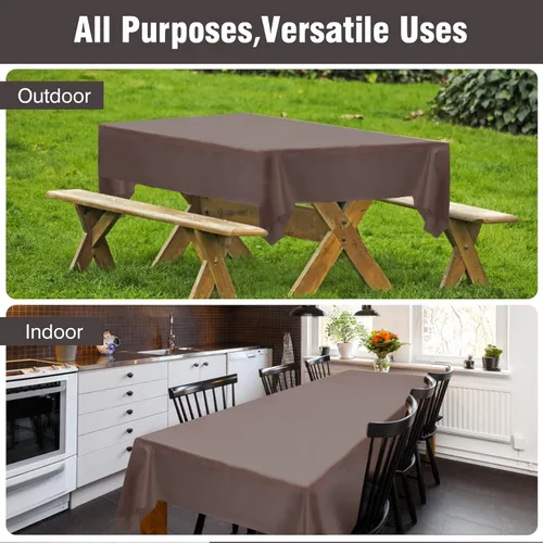 Miniatura 111 de Rollo de plástico para cubierta de mesa color verde manzana, 40 pulgadas x 100 pies, rollo de plástico resistente para cubierta de mesa de banquetes