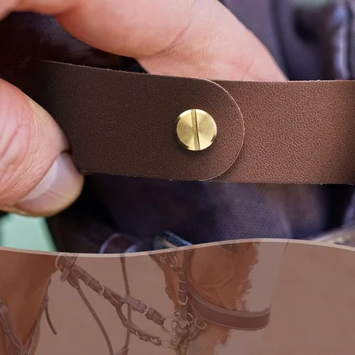 Miniatura 4 de Chunful 6 correas de repuesto para caballo, correa de repuesto para caballo, correa de cuero de caballo, correa de repuesto de cuero para caballo