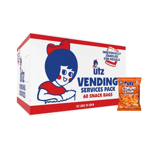 Miniatura 9 de Utz Paquete variado de 60 bocadillos individuales de papas fritas, rizos de queso, palomitas de maíz y pretzel para llevar