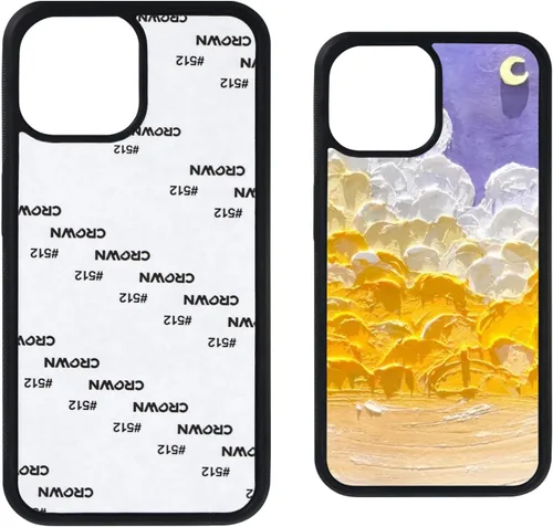 5 fundas de teléfono de sublimación para iPhone 13 Mini 5.4 pulgadas sublimación espacios en blanco imprimibles fundas de teléfono personalizadas