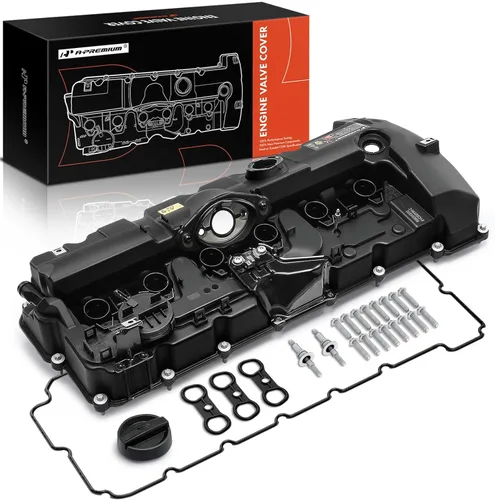 Miniatura 10 de A-Premium Cubierta de Válvula del Motor – Compatible con Vehículos BMW – 2.5L, 3.0L - 125i, 128i, 130i, 323i, 328i, 525i, 528i, 530i, X3, X5, Z4