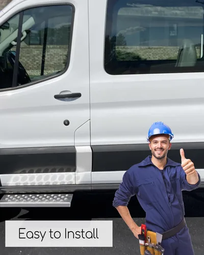Miniatura 6 de Revestimiento de moldura de pilar exterior del lado izquierdo del conductor para Ford Transit 150 250 350 2015-2022 Reemplazar BK3Z6129077AA