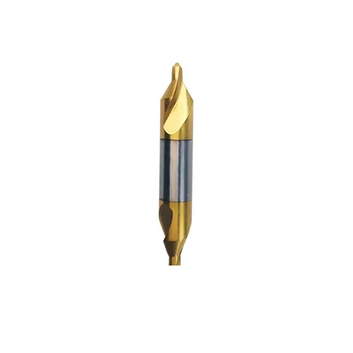 Miniatura 8 de Broca central de acero de alta velocidad que contiene cobalto Broca de chaflán de ranura en espiral 60° A Tipo Taladro de centrado 0.059 in