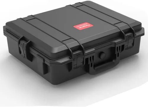 Regetek Funda rígida impermeable de 21.85 x 18.11 x 7.08 pulgadas, estuche de almacenamiento de viaje con espuma para Starlink MINI, cámara,