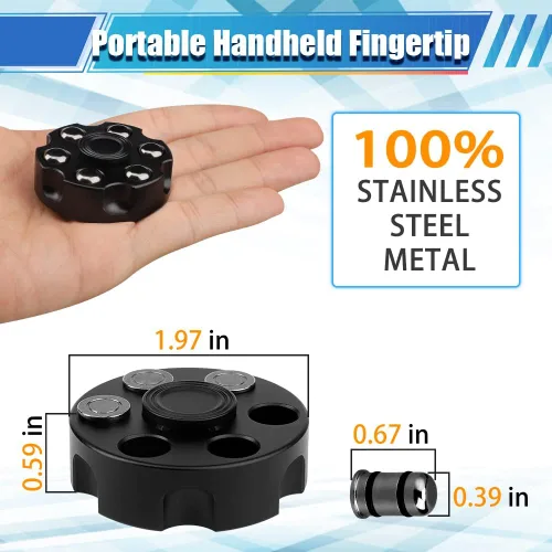 Miniatura 2 de Juguete giratorio deformable para niños y adultos, dispositivo de mano de metal para aliviar el estrés, suministros de regalo de fiesta