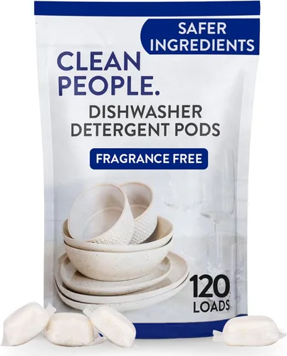Miniatura 12 de The Clean People Cápsulas para lavavajillas – Corta la grasa y enjuaga con brillo reluciente – Sin residuos – Cápsulas para lavavajillas sin