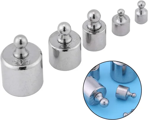 Miniatura 4 de FTVOGUE Juego de pesas de báscula, 5 piezas de báscula de calibración de peso, kit de prueba de peso para balanza digital 0.04 oz 0.07 oz 0.18 oz