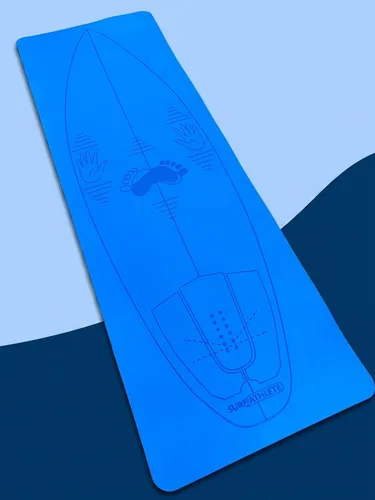 Miniatura 4 de Esterilla de entrenamiento profesional para postura de surf y pop-up – Esterilla de yoga de surf para práctica de postura de surf, posicionamiento