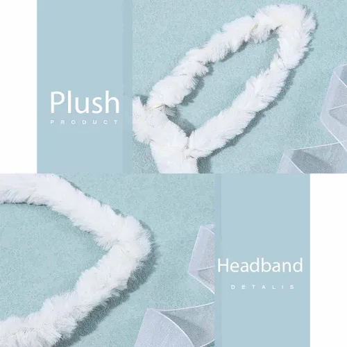 Miniatura 6 de Werhonton Light Up Headbands LED Bunny Ears Head bands Luminous Headdress Party Hair Accessories for Women and Girls (2pcs)