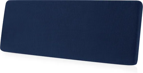 Miniatura 112 de CHUN YI - Funda elástica de cojín para sofá biplaza, funda de asiento de sofá con tela jacquard de elastano (mediana, color marfil blanco)