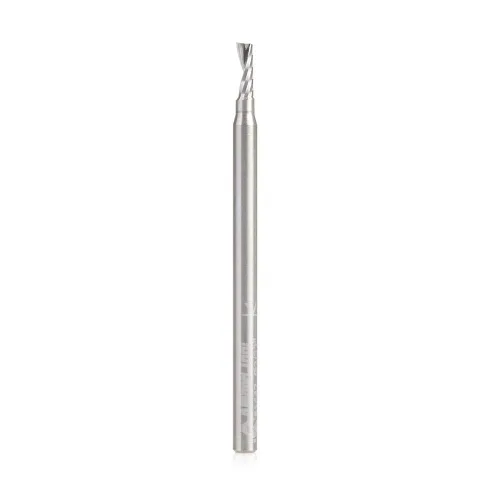 Miniatura 17 de Amana Tool - 51414 Carburo sólido CNC espiral 'O' sola flauta, corte de plástico 3/8 de diámetro x 1