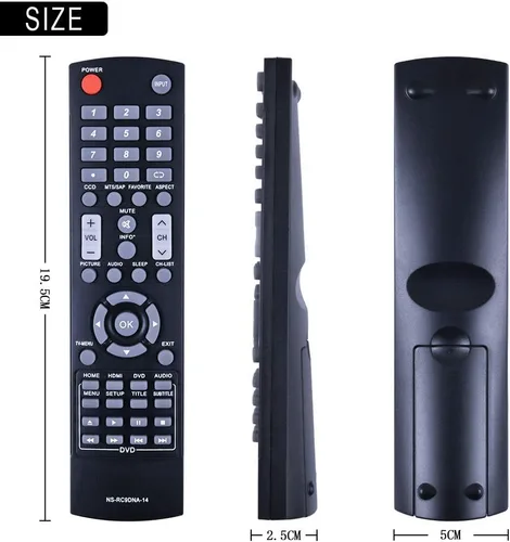 Miniatura 4 de PZL NS-RC9DNA-14 Reemplazo para Insignia TV LED DVD Combo Control remoto NS-28DD220NA16 NS-32DD200NA14 NS-24ED310NA15B NS-32DD310NA15 NS-32DD220NA16