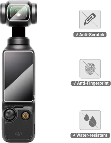 Miniatura 3 de [Paquete de 2+2] Protector de pantalla para Dji Osmo Pocket 3, protector de pantalla de lente para Dji Osmo Pocket 3, protector de pantalla de Osmo