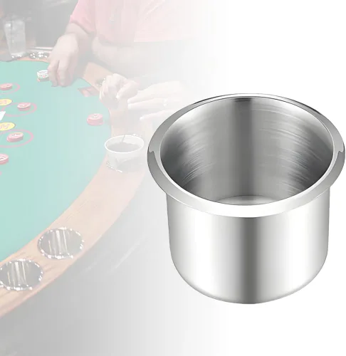 Soporte de vaso de acero inoxidable para caravana, accesorios de montaje de bebida para consola central de automóviles marinos, barcos, camiones,