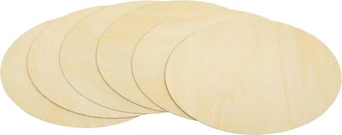Miniatura 3 de Rebanadas ovaladas de madera sin terminar para manualidades, 15 unidades, óvalos de madera natural, 5.906 x 3.937 x 0.079 in
