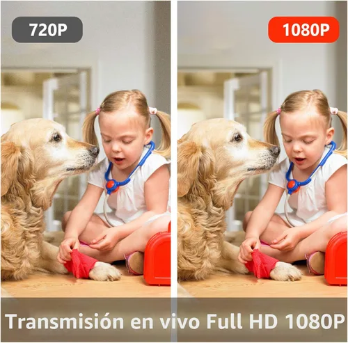 Miniatura 8 de LaView Cámaras de seguridad de 4 piezas, cámara de seguridad para el hogar para interiores, 1080P, cámaras Wi-Fi con cable para mascotas, detección