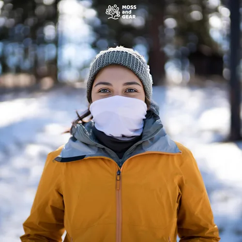 Miniatura 9 de Polaina de cuello de invierno, máscara de esquí, media pasamontañas, máscara facial para actividades de clima frío