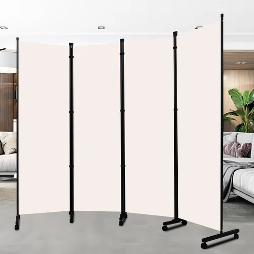 Miniatura 8 de Divisor de Habitación Panel Individual Pantalla de Privacidad, 71''x72''H Divisor Grande para Separación de Habitaciones, Tela Engrosada Pantalla