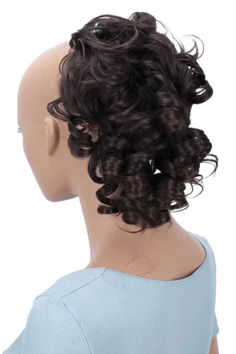 Miniatura 33 de CAISHA - Postizo Jumbo de Cabello Elástico para Recogidos Voluminosos y Rizos Desaliñados, Color Rubio Claro, G5L rubio claro #22T613 G5L