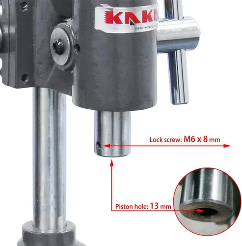 Miniatura 2 de Prensa de cenador KAKA INDUSTRIAL, máquina de punzonado manual de 1 tonelada, prensa manual, altura ajustable hasta 5.9 pulgadas, máquina de prensa