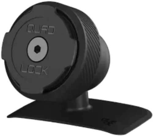 Soporte de teléfono adhesivo Quad Lock para salpicadero/consola de coche para iPhone, Galaxy, Pixel y adaptador universal