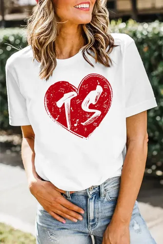 Miniatura 2 de MAIHUN Camisetas de concierto para mujer, camiseta de música country con texto "I Love TS", de manga corta, para fanáticos