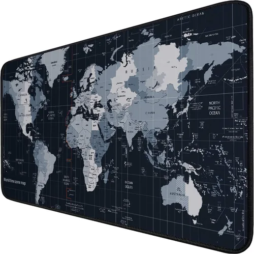 Miniatura 20 de Alfombrilla de mouse grande para juegos, 31.5 x 15.7 x 0.12 pulgadas, alfombrilla de mouse extendida, antideslizante, resistente a derrames