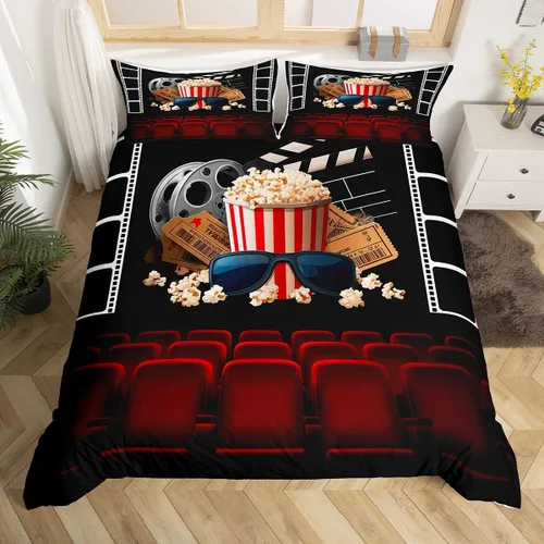 Miniatura 16 de Juego de ropa de cama de oso rústico tamaño individual para mujeres adultas, funda de edredón con estampado de oso salvaje y animales salvajes