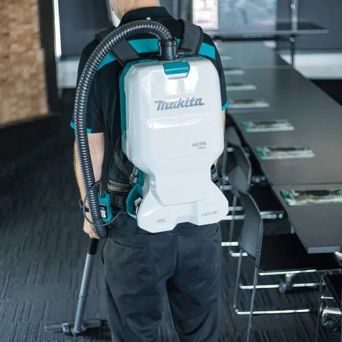 Miniatura 8 de Makita XCV17PG 18V X2 LXT® Litio-Ion (36V), aspirador en seco con mochila sin escobillas y con filtro HEPA de 1.6 galones (6.0Ah)