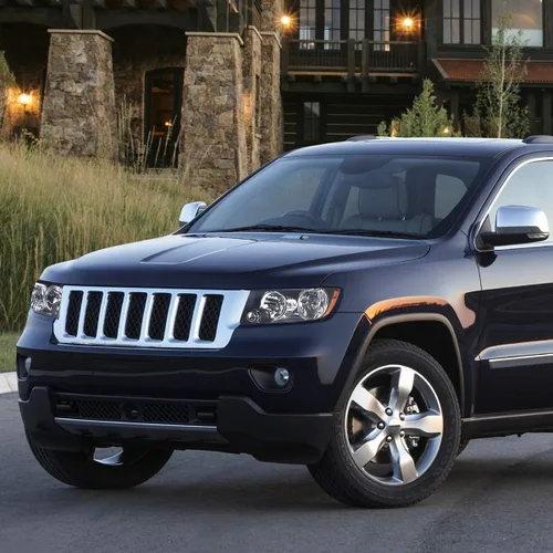 Miniatura 6 de PM PERFORMOTOR Conjunto de 2 faros halógenos compatibles con Jeep Grand Cherokee 11-13, carcasa negra, esquina ámbar